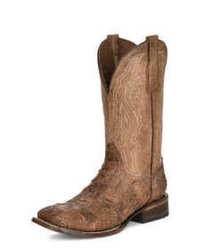 Corral Boots Men's Orix Caiman Patchwork & Embr. WST - L5949