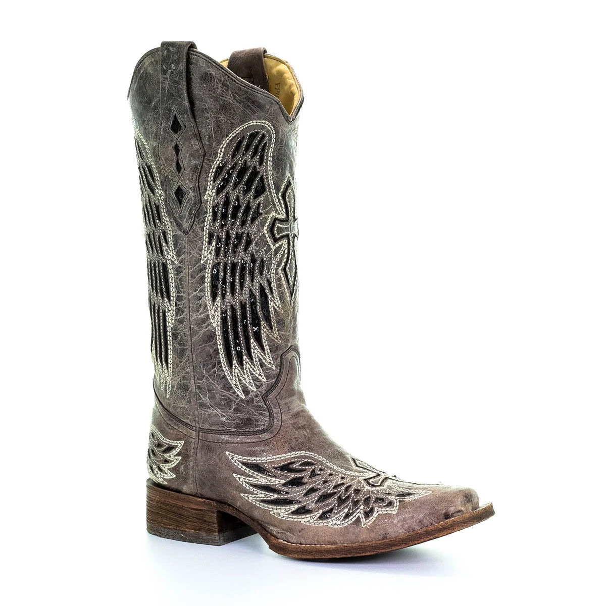 Corral Boots Women’s Corral Cross And Wings Western Boots Handcrafted Brown 3 Corral Boots Women’s Corral Cross And Wings Western Boots Handcrafted Brown
