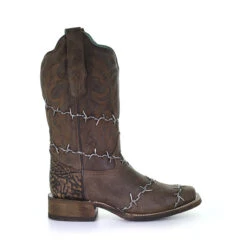 Women's Corral Boots Barbed Wire Woven Handcrafted Brown -Corral Boots Store 1 440a4f5b e1cb 4e4b a2a0 c355e2656325
