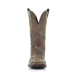 Corral Boots Men’s Corral Vicente Barb Wire Western Boots Handcrafted Brown -Corral Boots Store 1 7b956520 60fa 4ab8 9c87 2e4b68c3cab8