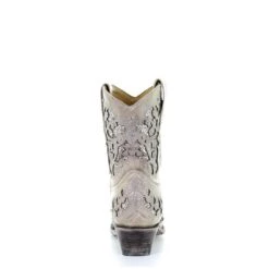 Corral Boots Corral Ladies Mariah White Glitter Inlay & Crystals Ankle Boots A3550 -Corral Boots Store 57 2c67fdb9 20f5 4684 894e 9665617204c5