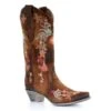 Corral Boots Corral Ladies Lindsey Chocolate Lamb Floral Embroidered Boot A3597 -Corral Boots Store 57 e239fc12 c23e 4d45 9e8b fcf97c429fd3