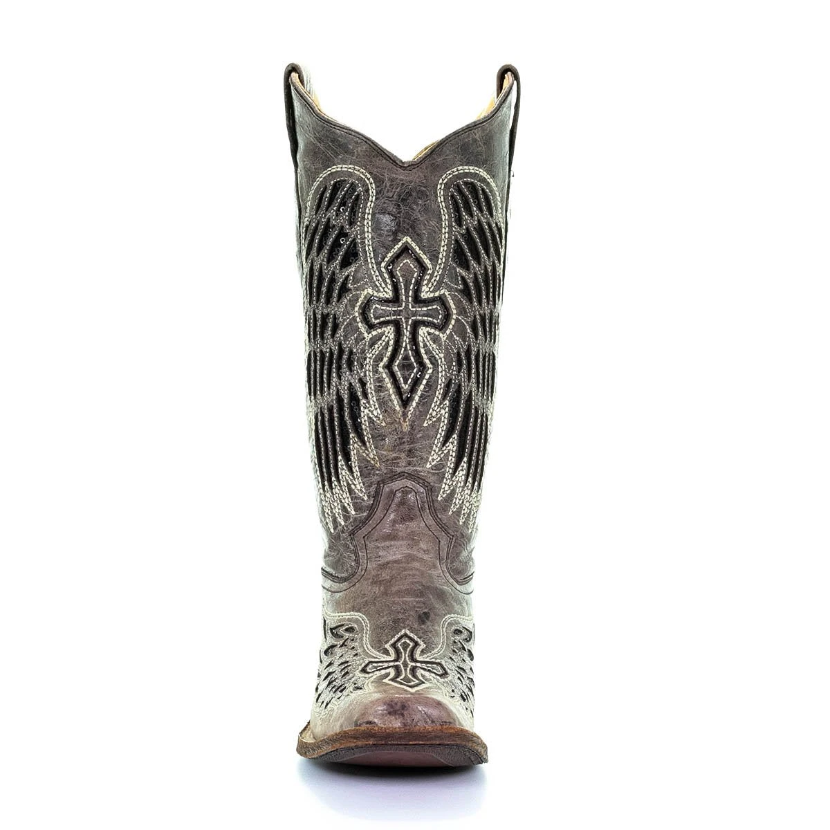 Corral Boots Women’s Corral Cross And Wings Western Boots Handcrafted Brown 6 Corral Boots Women’s Corral Cross And Wings Western Boots Handcrafted Brown - Image 4