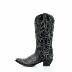 Corral Boots Women’s Corral Western Boots Black Overlay Full Studs Handcrafted 11 Corral Boots Women’s Corral Western Boots Black Overlay Full Studs Handcrafted -Corral Boots Store 6 546d54c0 7f09 448b aef3 d46098169e54