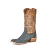 Corral Boots Men's Blue/Sand Ostrich Leg Embr. Narrow SQ Toe - A4294 -Corral Boots Store 94521099 0012 4C9F 80A1 C611EF53A675 1 201 a 47147.1670344843