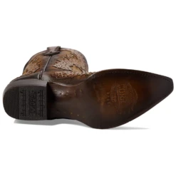 Corral Boots Corral® Men's Embroidered Studded Honey Brown Western Boots C3846 -Corral Boots Store C3846 2