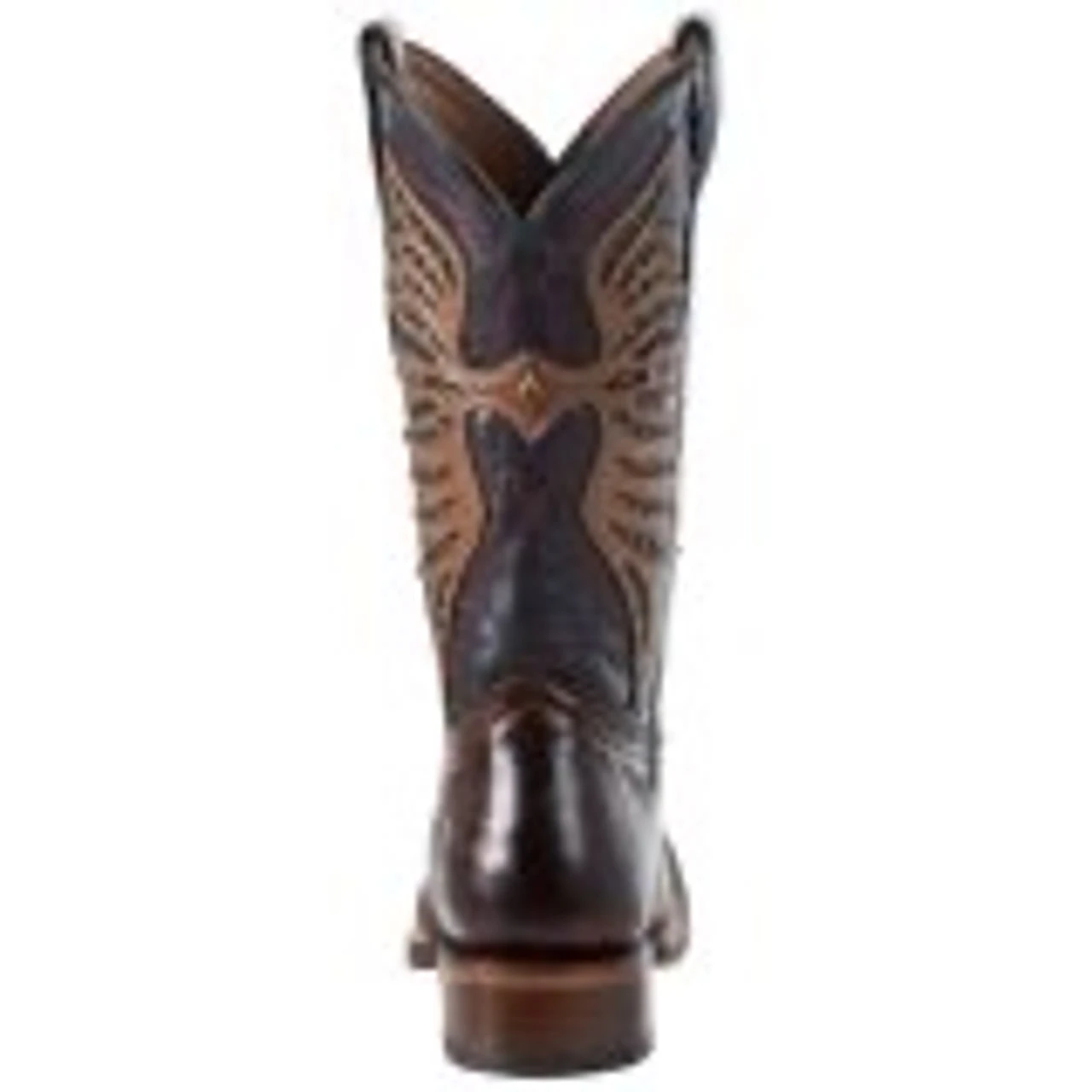 Corral Boots Tan Brown Overlay & Embroidery/Studs Sq Toe - J8009 4 Corral Boots Tan Brown Overlay & Embroidery/Studs Sq Toe - J8009 - Image 2