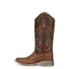 Corral Boots Ld Honey/Multi Ostich Emb/Studs Sq Toe - A4045 -Corral Boots Store E3A90A93 B858 4781 9DB7 A5829AA49EF9 15153.1678308036