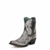 Corral Boots Lds Black White Embr. & Crystals Ankle Boot - C3923 -Corral Boots Store E90CE2DC 61A7 4D35 A169 C9F78C77756B 1 201 a 92338.1681318300