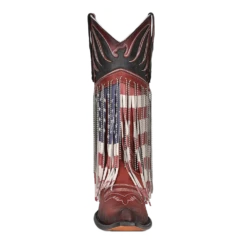 Corral Boots Corral® Ladies Stars & Stripes Fringe & Steel Chain Western Boots C4015 -Corral Boots Store My project 2023 06 05T110443.916