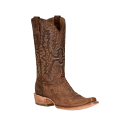 Corral Boots Corral® Men's Brown Embroidered Narrow Square Toe Boots A4229