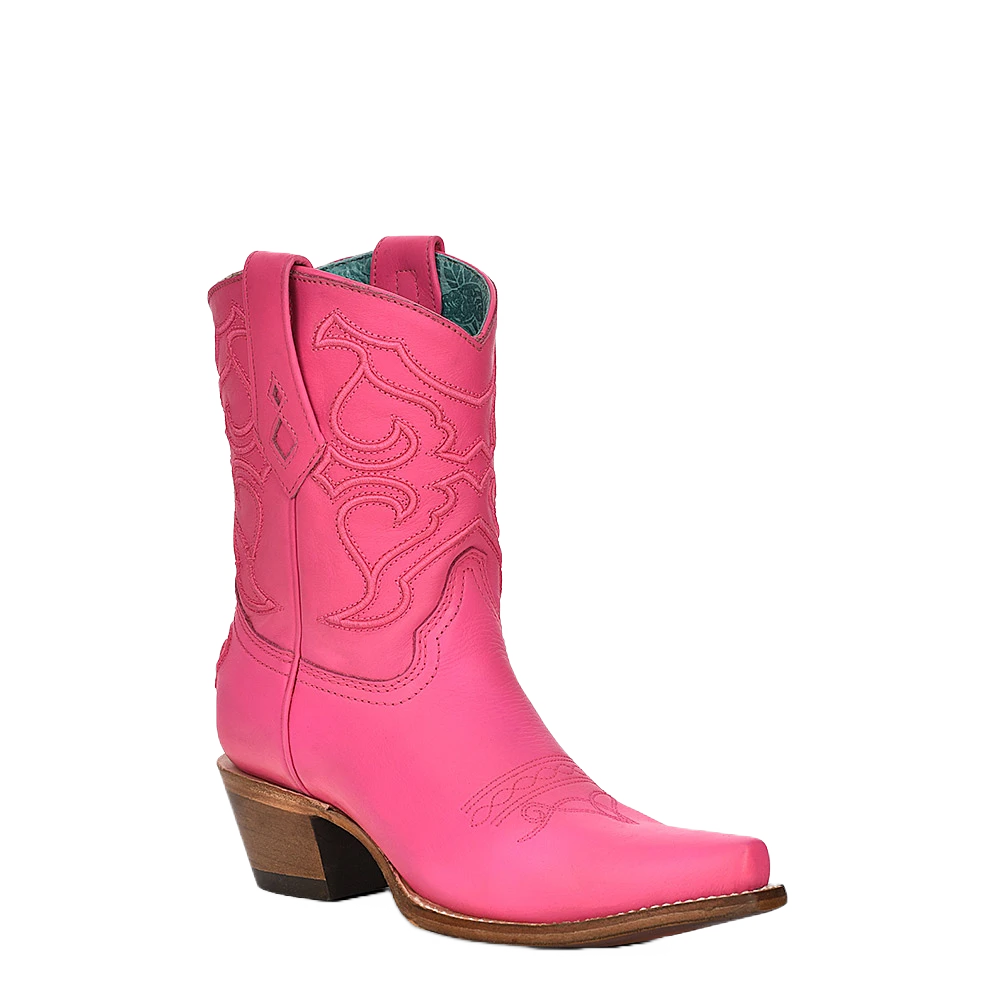 Corral Boots Corral Ladies Embroidery Stitch & Inlay Fuchsia Pink Ankle Boots Z5137 3 Corral Boots Corral Ladies Embroidery Stitch & Inlay Fuchsia Pink Ankle Boots Z5137