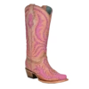 Corral Boots Corral Ladies Pink Overlay & Fluorescent Embroidery Western Boots C3970 -Corral Boots Store My project 2023 06 16T104811.205