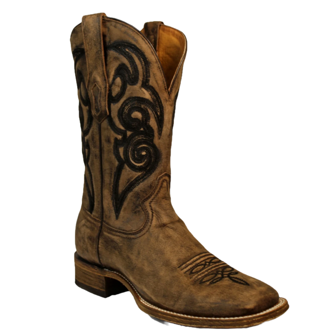 Corral Boots Corral® Men's Brown Embroidered Square Toe Western Boots A3303 3 Corral Boots Corral® Men's Brown Embroidered Square Toe Western Boots A3303