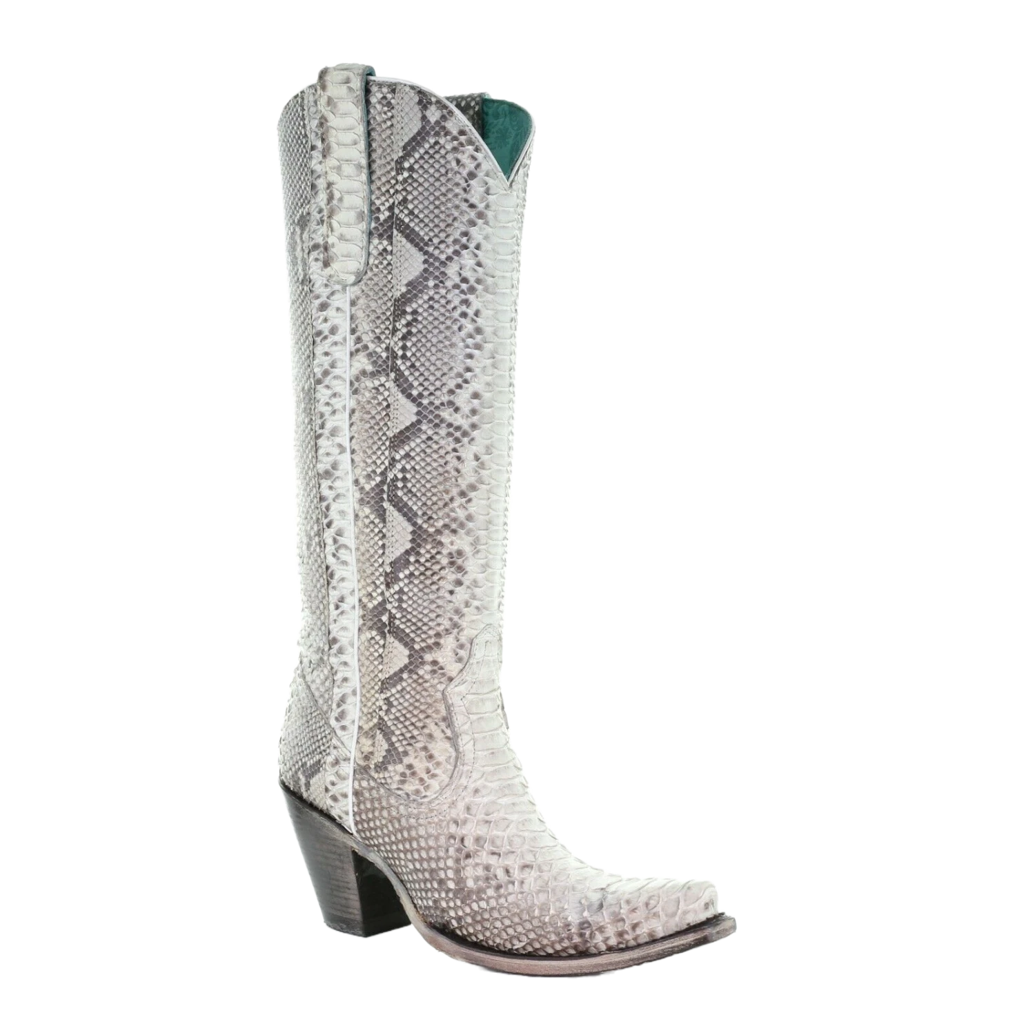 Corral Boots Corral Ladies Natural Python Zipper Tall Top Boots A3789 3 Corral Boots Corral Ladies Natural Python Zipper Tall Top Boots A3789