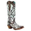 Corral Boots Corral Ladies Sky Blue Inlay And Studded Western Boots C3460 -Corral Boots Store Myproject 2023 04 26T083405.478