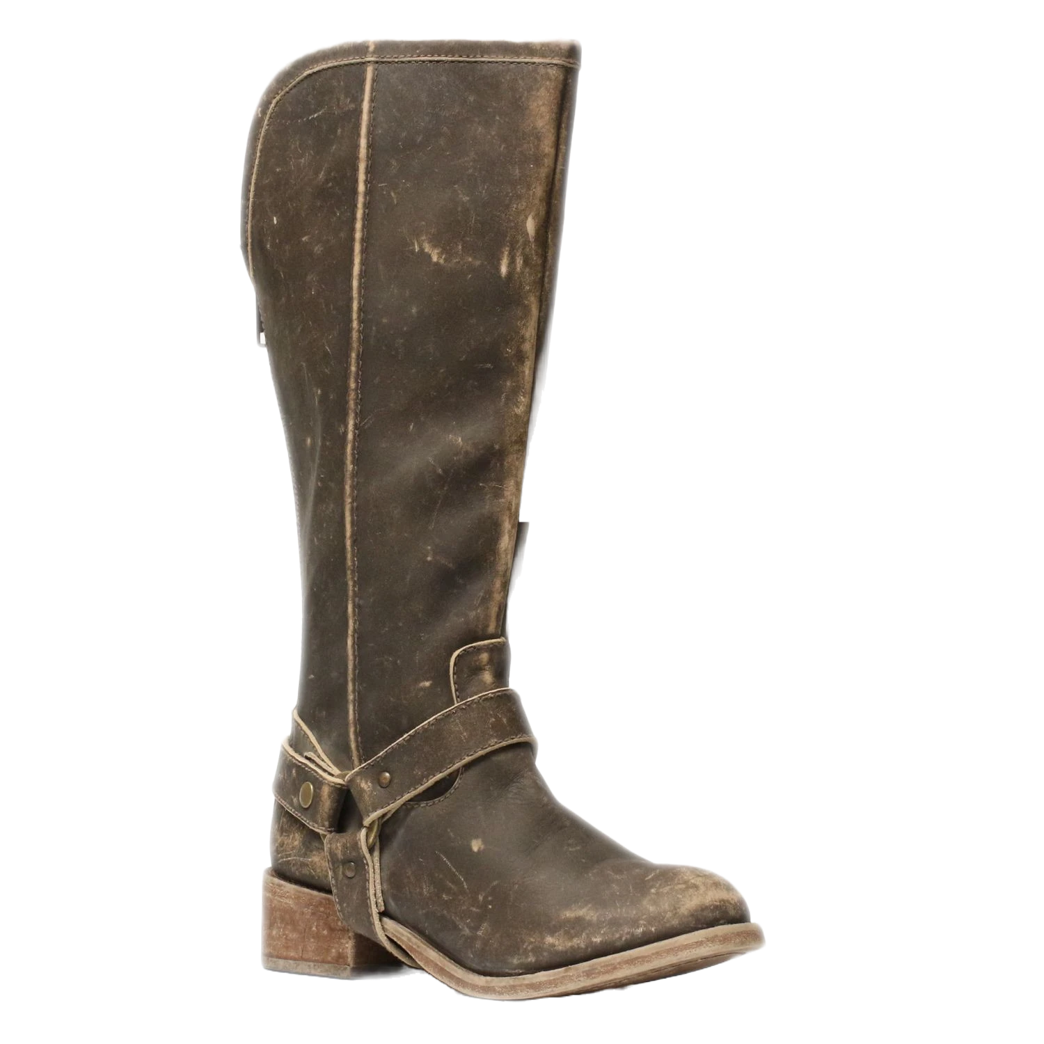 Corral Boots Corral Ladies Distressed Brown Tall Harness Boots P5100 3 Corral Boots Corral Ladies Distressed Brown Tall Harness Boots P5100