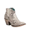 Corral Boots Corral Ladies Natural Full Python Round Toe Booties A4319