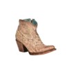 Corral Boots Corral® LadiesExotic Ivory Ankle Boots A4393