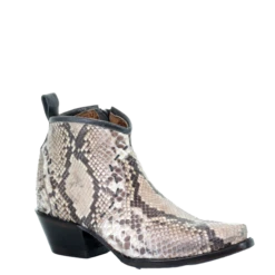 Corral Boots Store 22 Corral Boots Corral Ladies Natural Python Skin Snip Toe Booties A3655