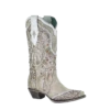 Corral Boots Corral Ladies White Overlay With Studs & Crystals Leather Boots A3837 -Corral Boots Store Myproject 2023 05 15T132432.717