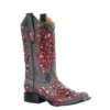 Corral Boots Corral Ladies Grey Red Glitter Inlay & Crystals Square Toe Boots A3647 2 Corral Boots Corral Ladies Grey Red Glitter Inlay & Crystals Square Toe Boots A3647 -Corral Boots Store Myproject 2023 05 15T150657.138