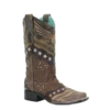 Corral Boots Corral Ladies Sand Overlay Embroidery & Studs Boots A3740 -Corral Boots Store Myproject 2023 05 15T152423.963