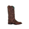 Corral Boots Corral Ladies Tan & Black Inlay Embroidery & Stud Boots A4129 -Corral Boots Store Myproject 2023 05 16T083440.948
