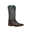 Corral Boots Corral Ladies Overlay Embroidery Turquoise & Brown Leather Boots C3768 2 Corral Boots Corral Ladies Overlay Embroidery Turquoise & Brown Leather Boots C3768 -Corral Boots Store Myproject 2023 05 16T112708.363