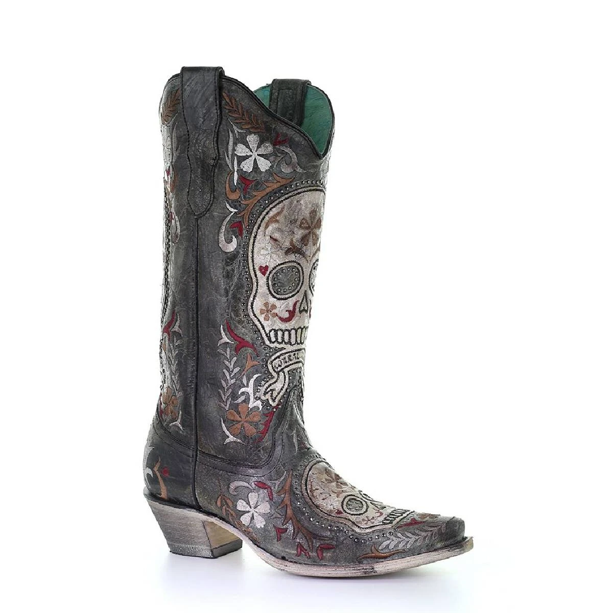 Corral Boots Women's Corral Sugar Skull Boots Handcrafted Black 3 Corral Boots Women's Corral Sugar Skull Boots Handcrafted Black