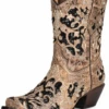 Corral Boots Lds Brown Inlay & Embr. & Studs & Crystals Ankle Boot - A4190 -Corral Boots Store Screen20Shot202022 05 0920at202.04.4820PM 39399.1652123725