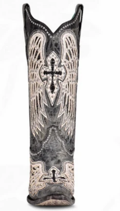 Corral Boots Lds Black Cross & Wings Overlay & Studs -A4232 7 Corral Boots Lds Black Cross & Wings Overlay & Studs -A4232 -Corral Boots Store Screen20Shot202022 06 2020at2012.26.5020PM 66001.1655743211