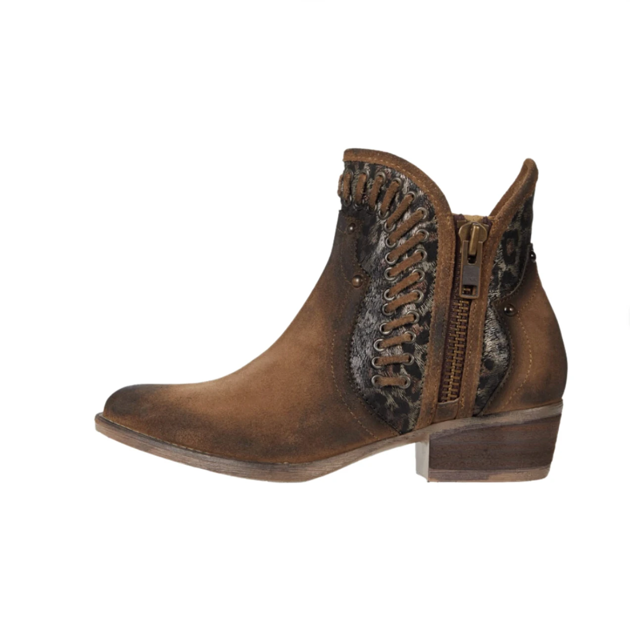 Corral Boots Lds Taupe Studs Bootie Round Toe - Q0199 4 Corral Boots Lds Taupe Studs Bootie Round Toe - Q0199 - Image 2