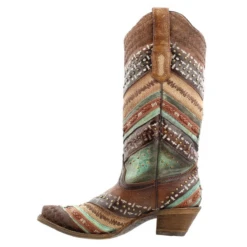 Corral Boots Women’s Corral Western Festival Boots Handcrafted Brown & Turquoise -Corral Boots Store Untitleddesign 2021 11 01T153228.970