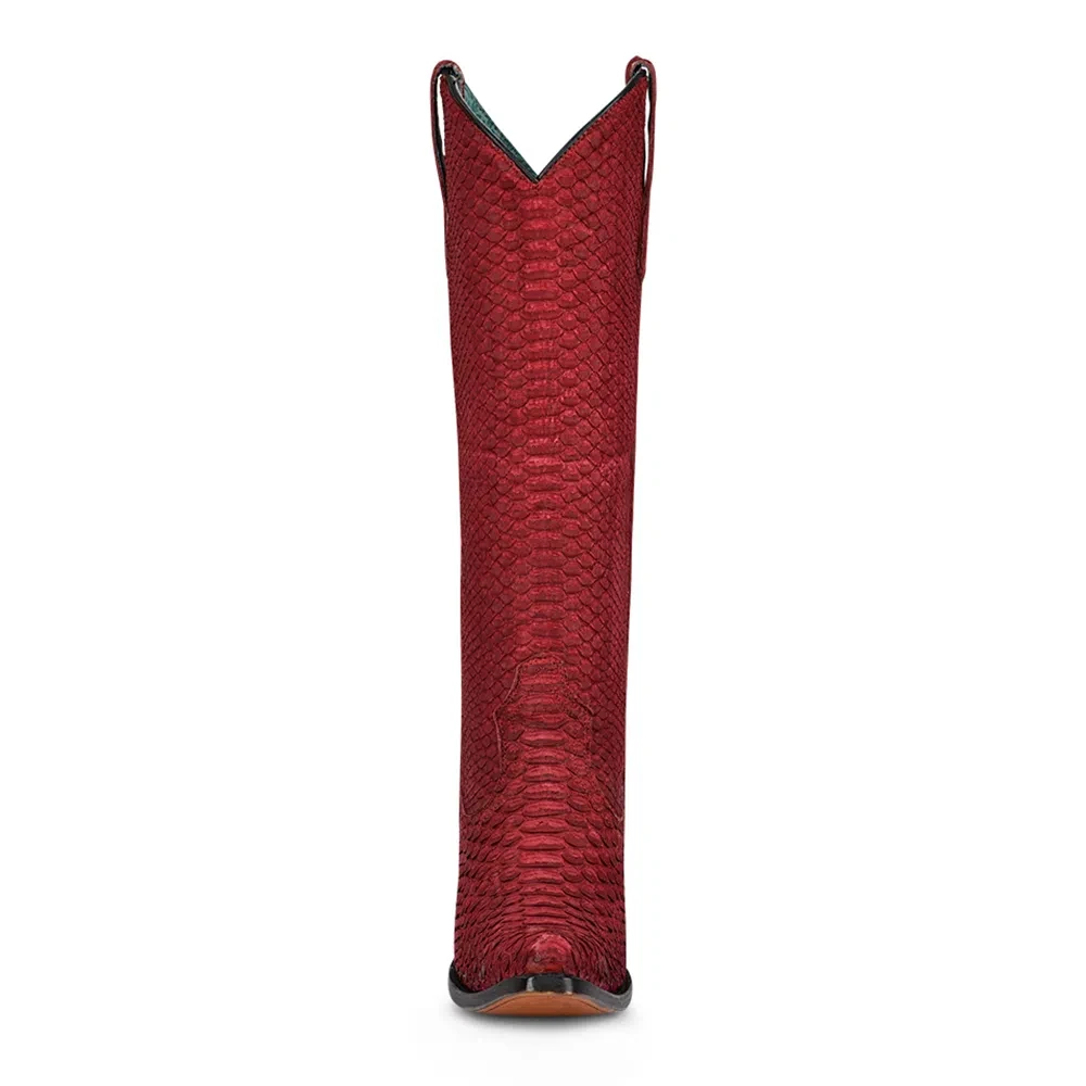 Corral Boots Corral® Ladies Python Exotic Red Tall Boots A4194 5 Corral Boots Corral® Ladies Python Exotic Red Tall Boots A4194 - Image 3
