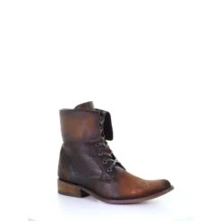 Corral Boots Men's Corral Leather Ankle Boots Handcrafted Chocolate